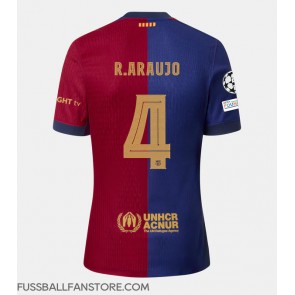 Barcelona Ronald Araujo #4 Replik Heimtrikot 2024-25 Kurzarm